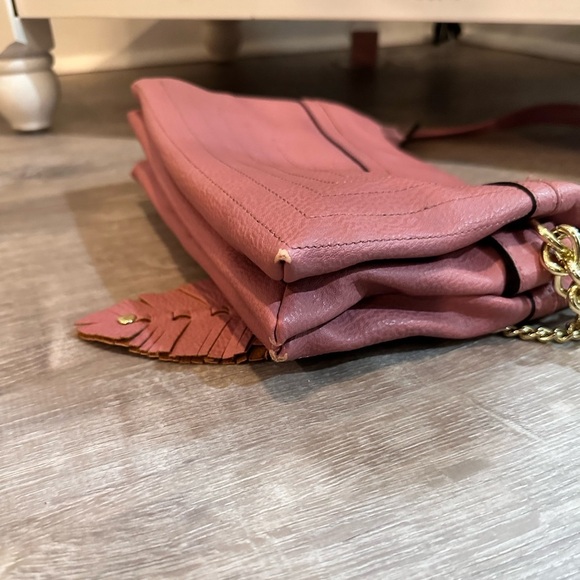 🌸Steve Madden Blush Mauve Crossbody Purse with Gold Spike Accents🌸 - Picture 7 of 16